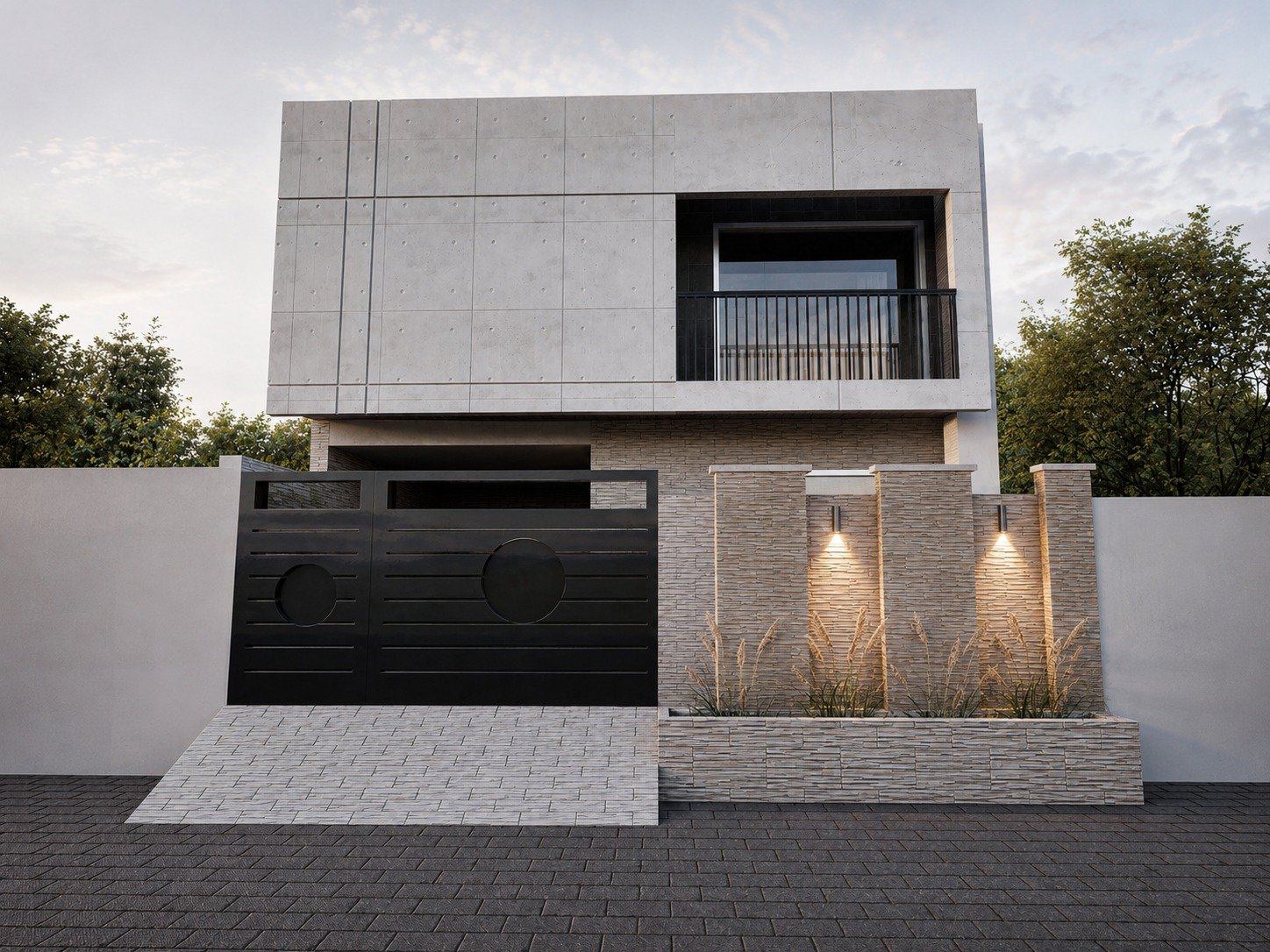Modern Concrete Residence